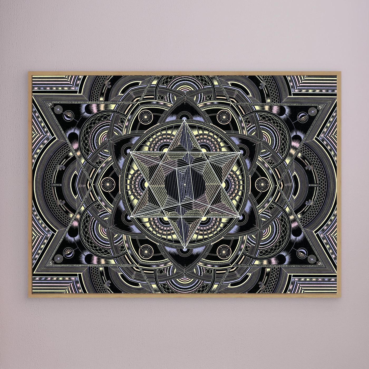 Print on Canvas - Merkaba  by Simon Wieland/SW