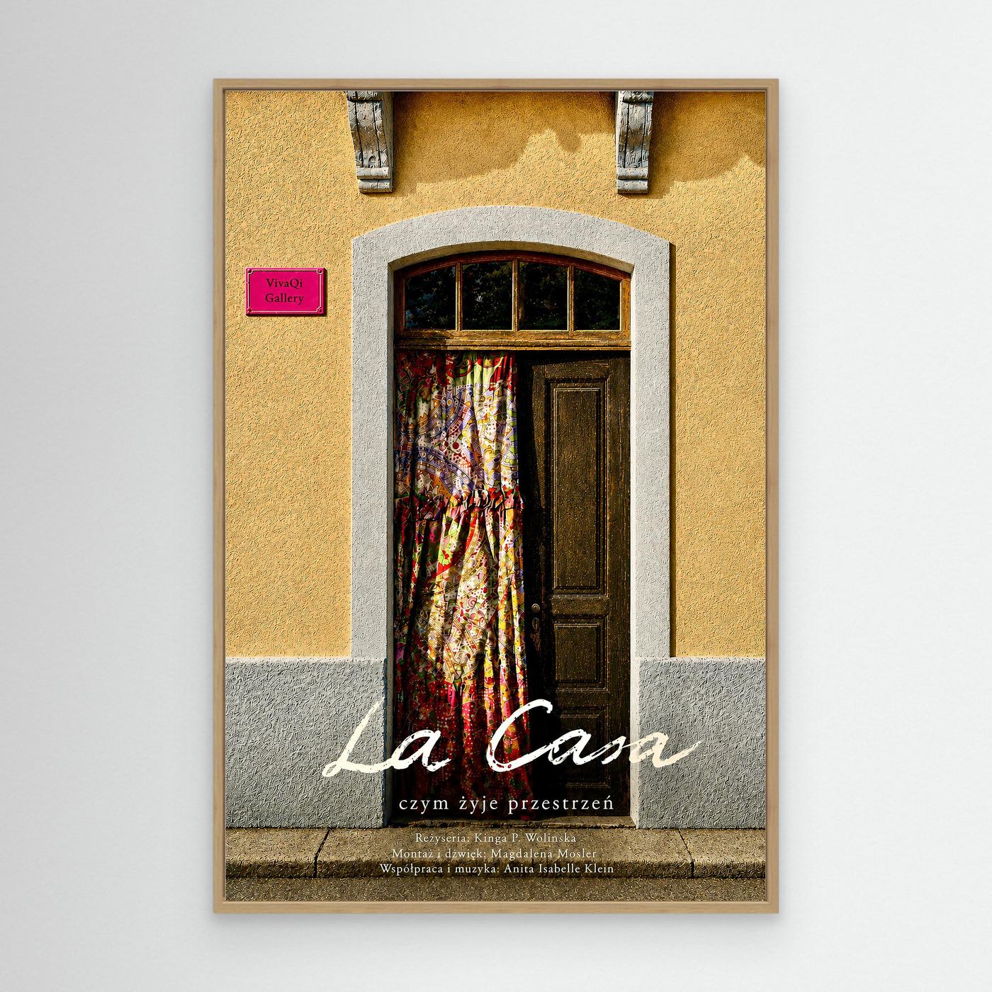 La Casa - canvas poster of film by Kinga Paulina Wolinska