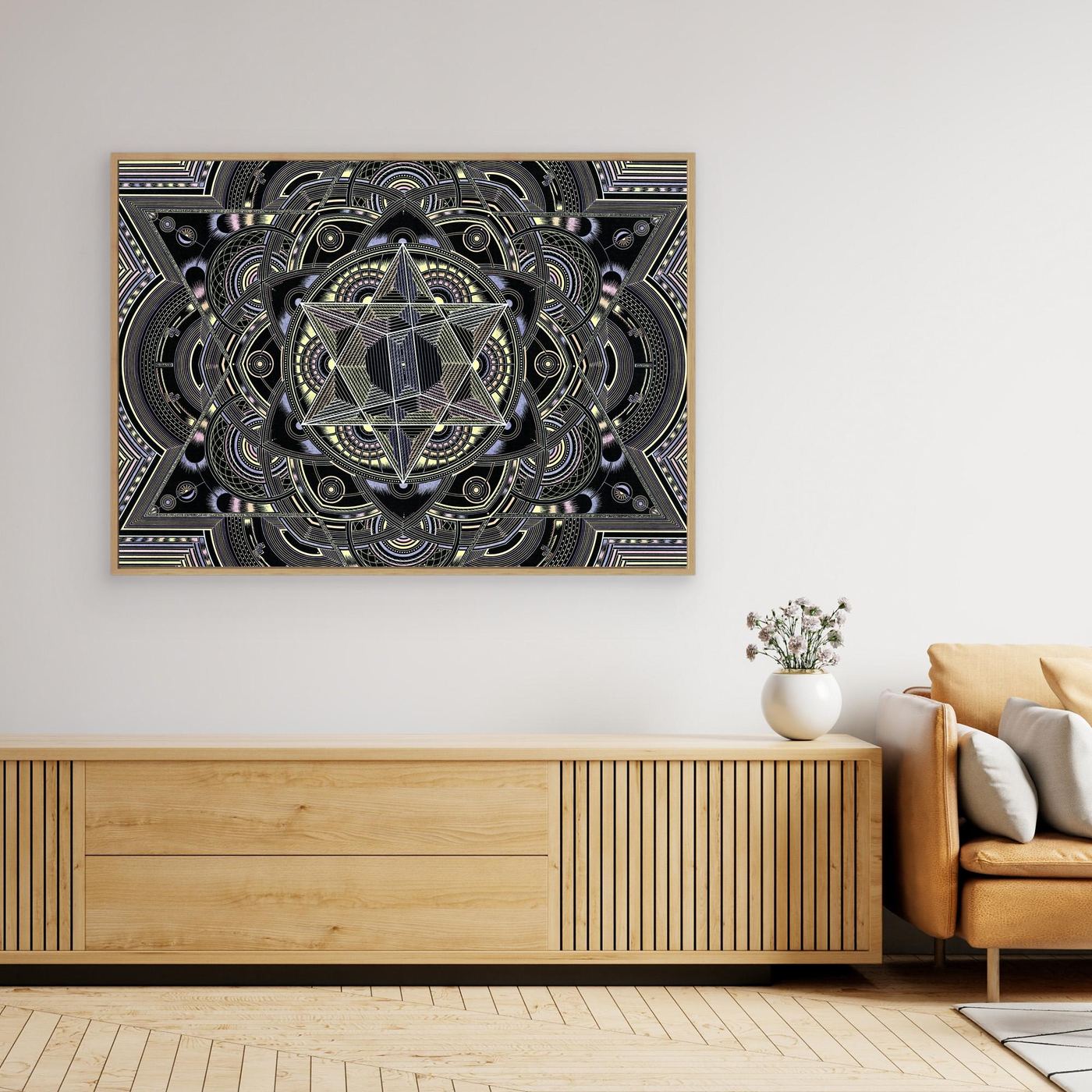 Print on Canvas - Merkaba  by Simon Wieland/SW
