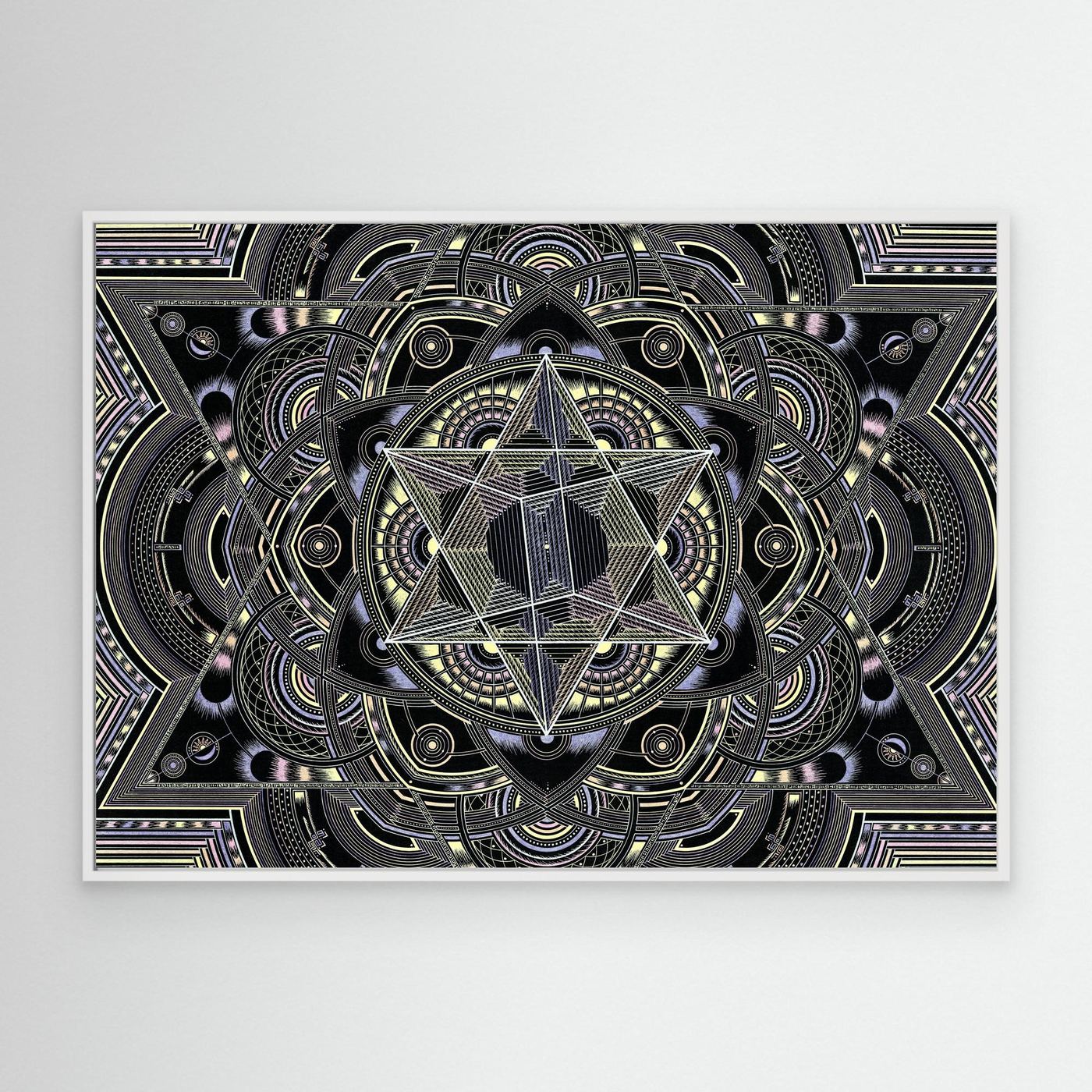 Print on Canvas - Merkaba  by Simon Wieland/SW