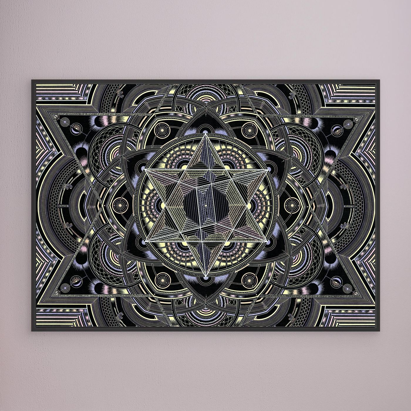 Print on Canvas - Merkaba  by Simon Wieland/SW