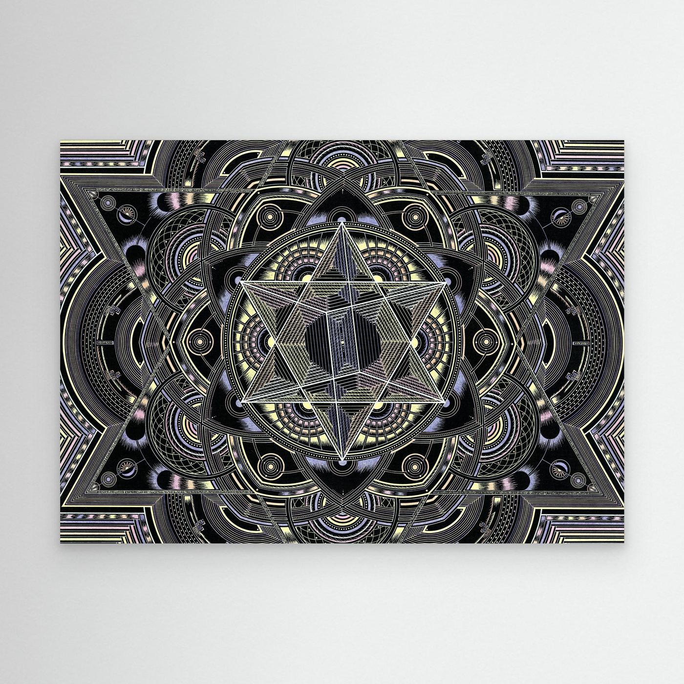 Print on Canvas - Merkaba  by Simon Wieland/SW
