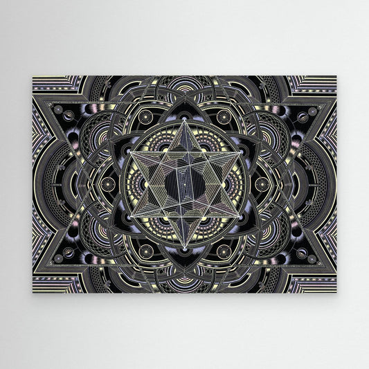Print on Canvas - Merkaba  by Simon Wieland/SW