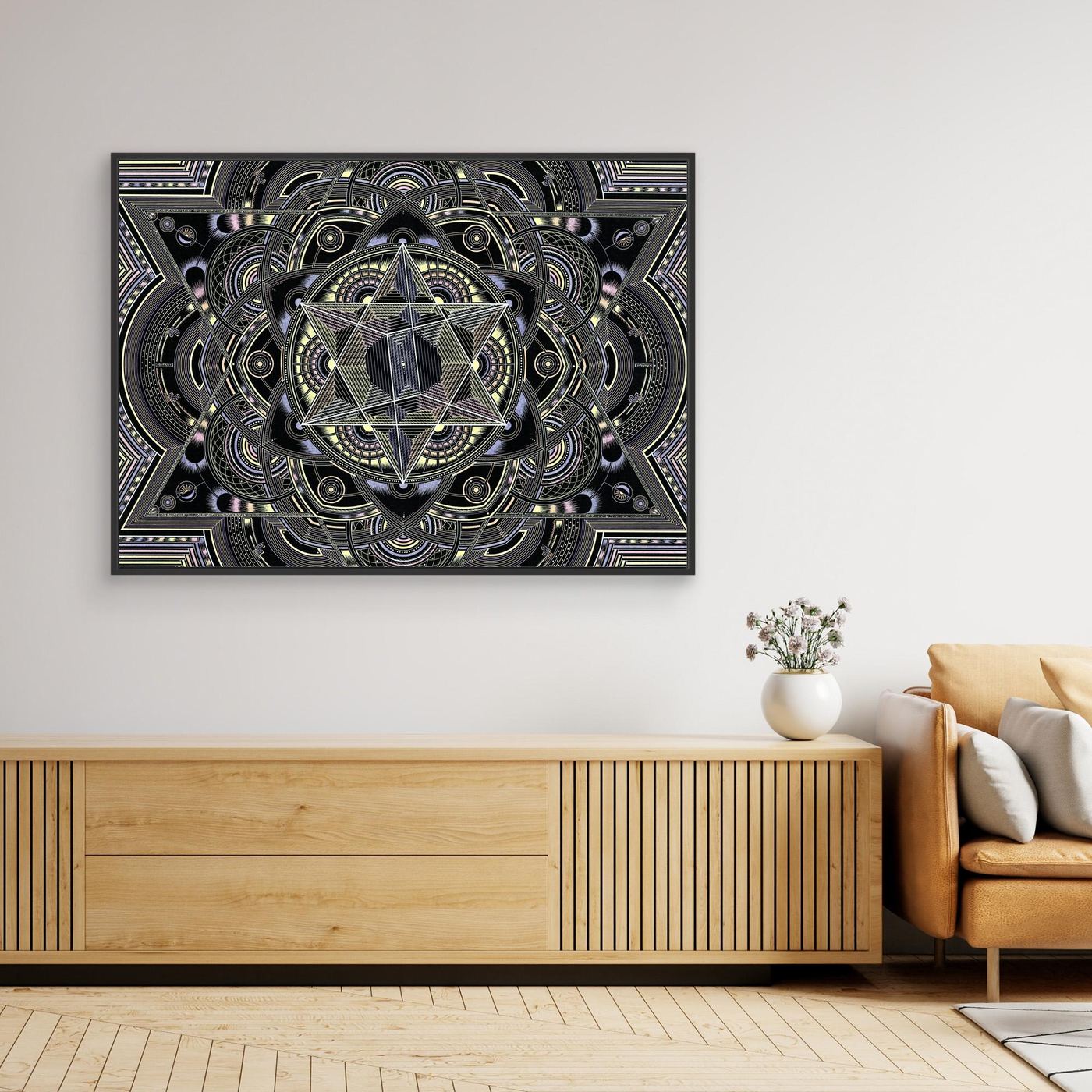 Print on Canvas - Merkaba  by Simon Wieland/SW