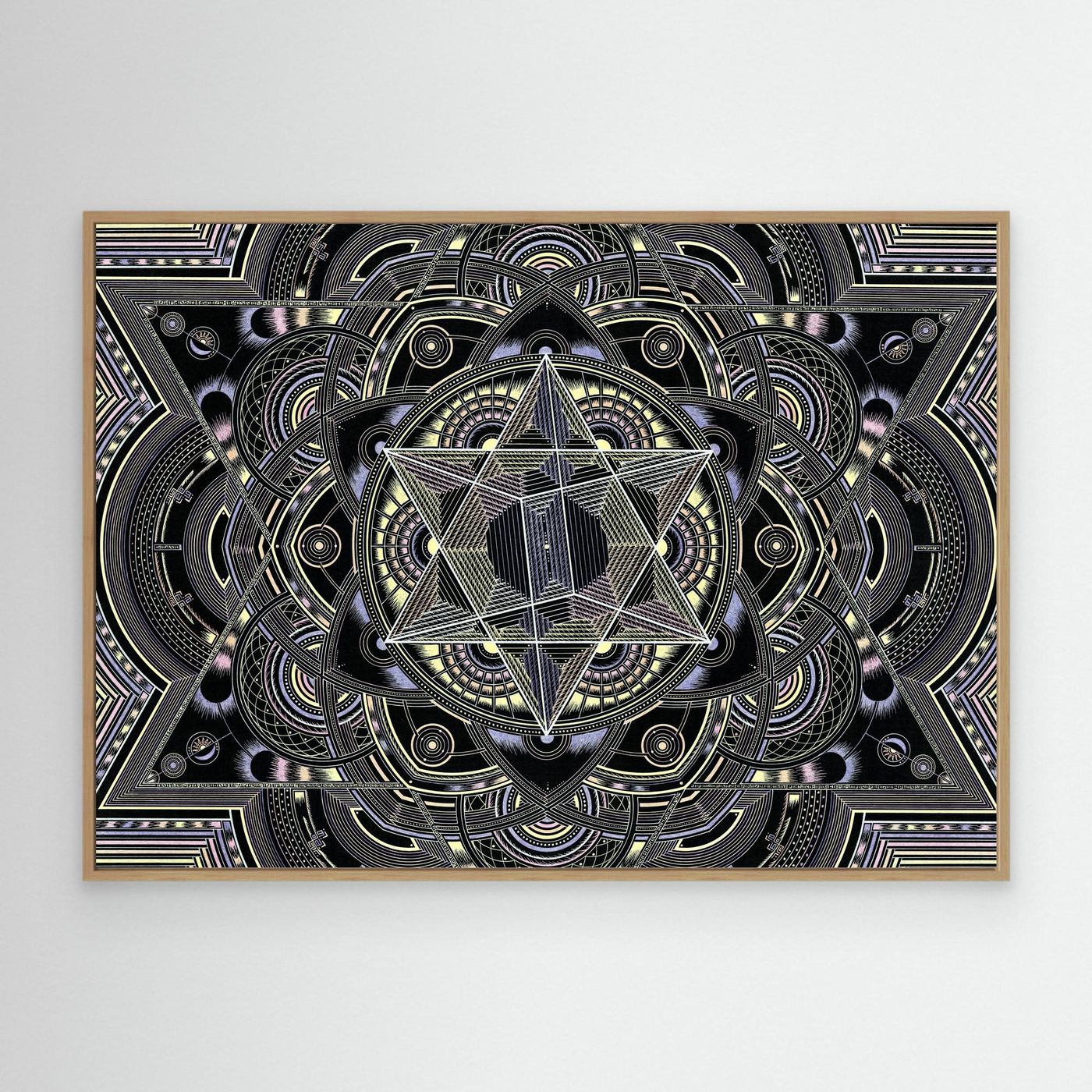 Print on Canvas - Merkaba  by Simon Wieland/SW