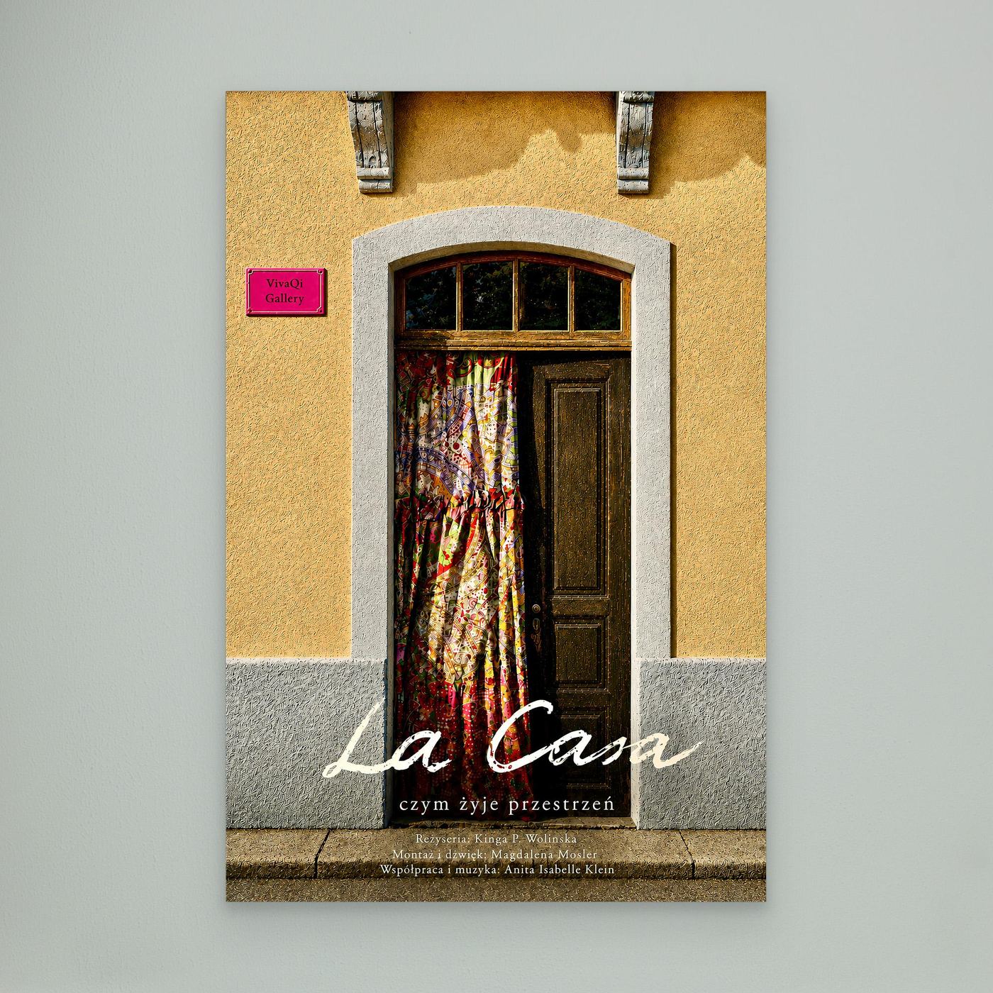 La Casa - canvas poster of film by Kinga Paulina Wolinska