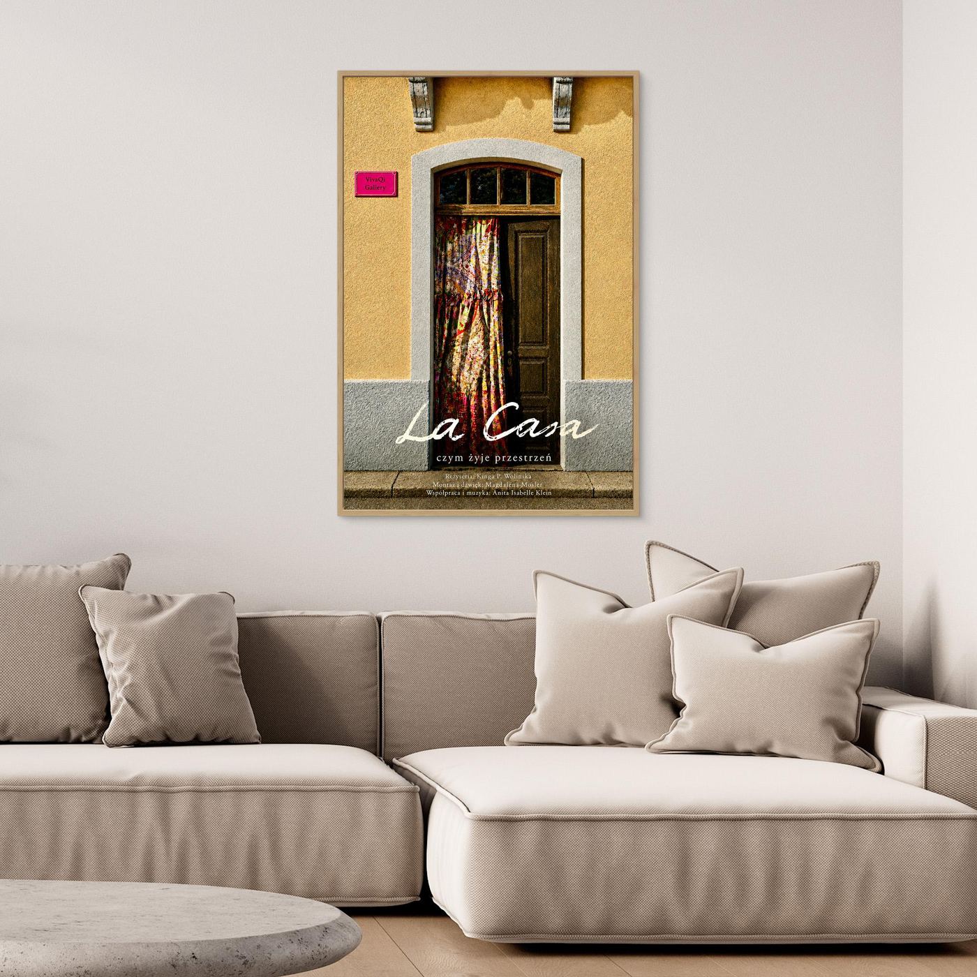 La Casa - canvas poster of film by Kinga Paulina Wolinska