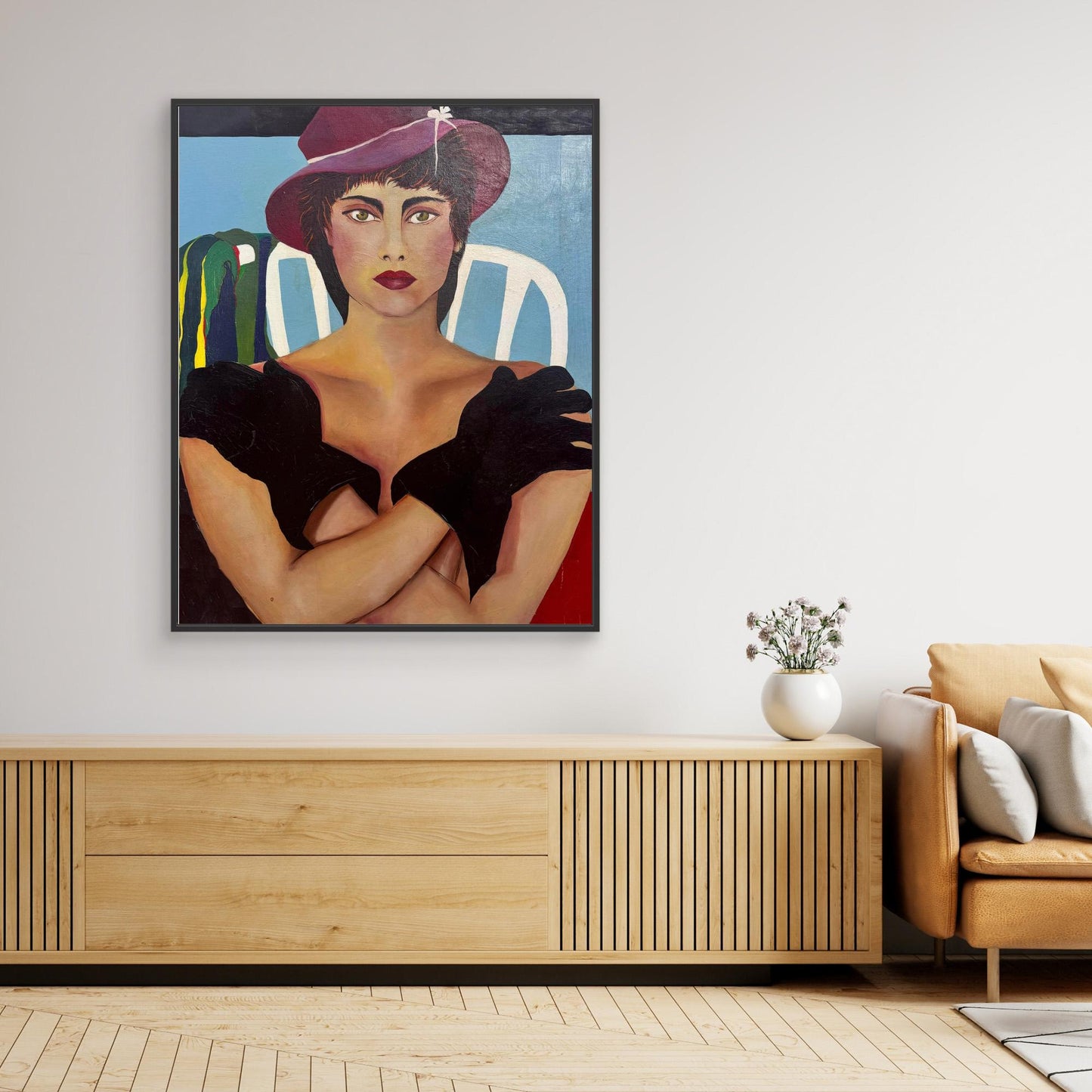 Gloves On - print on canvas