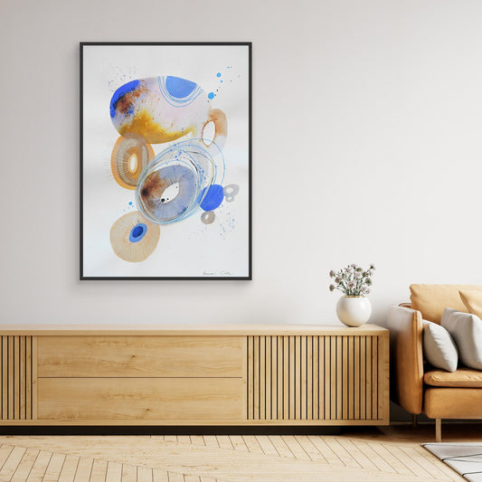 Canvas Art Print - AC/Ovals 3