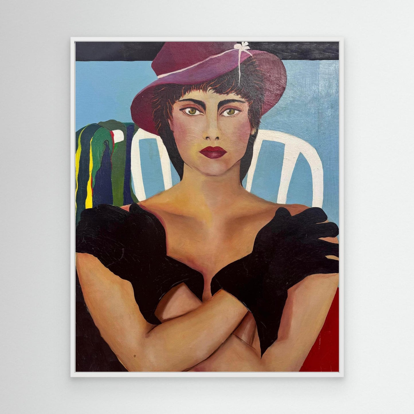 Gloves On - print on canvas