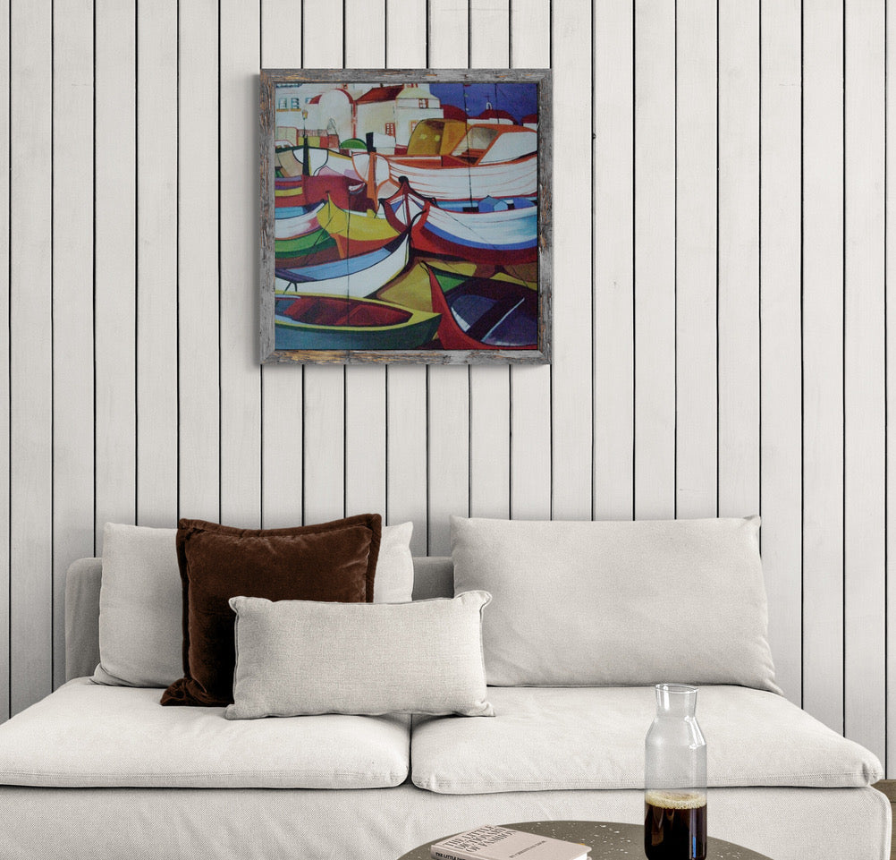 Art Print - AIK/Mykonos Boats/1