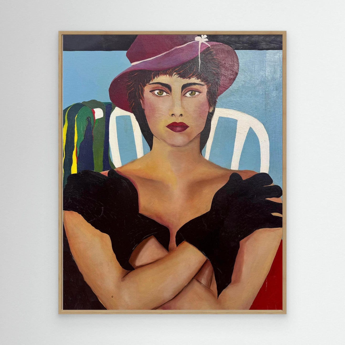 Gloves On - print on canvas