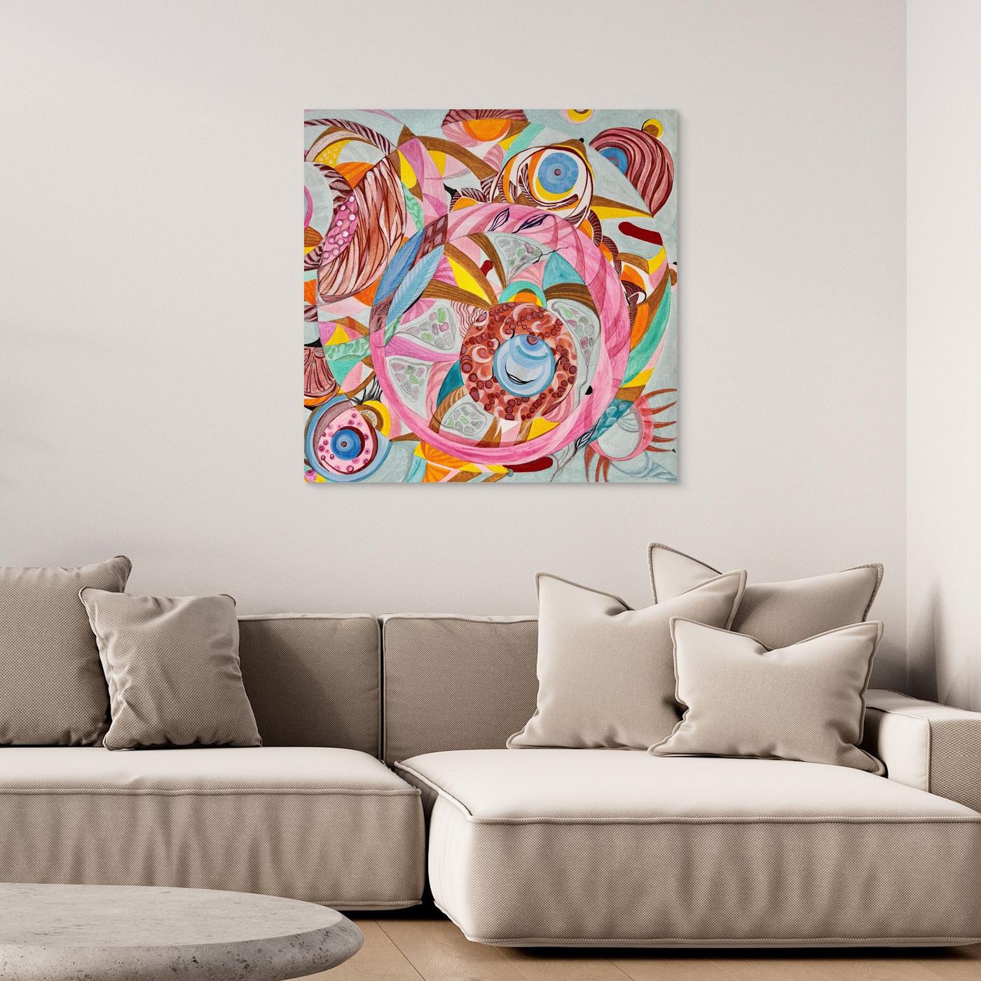 Canvas Giclee Art Print - AIK/Interconnection/1