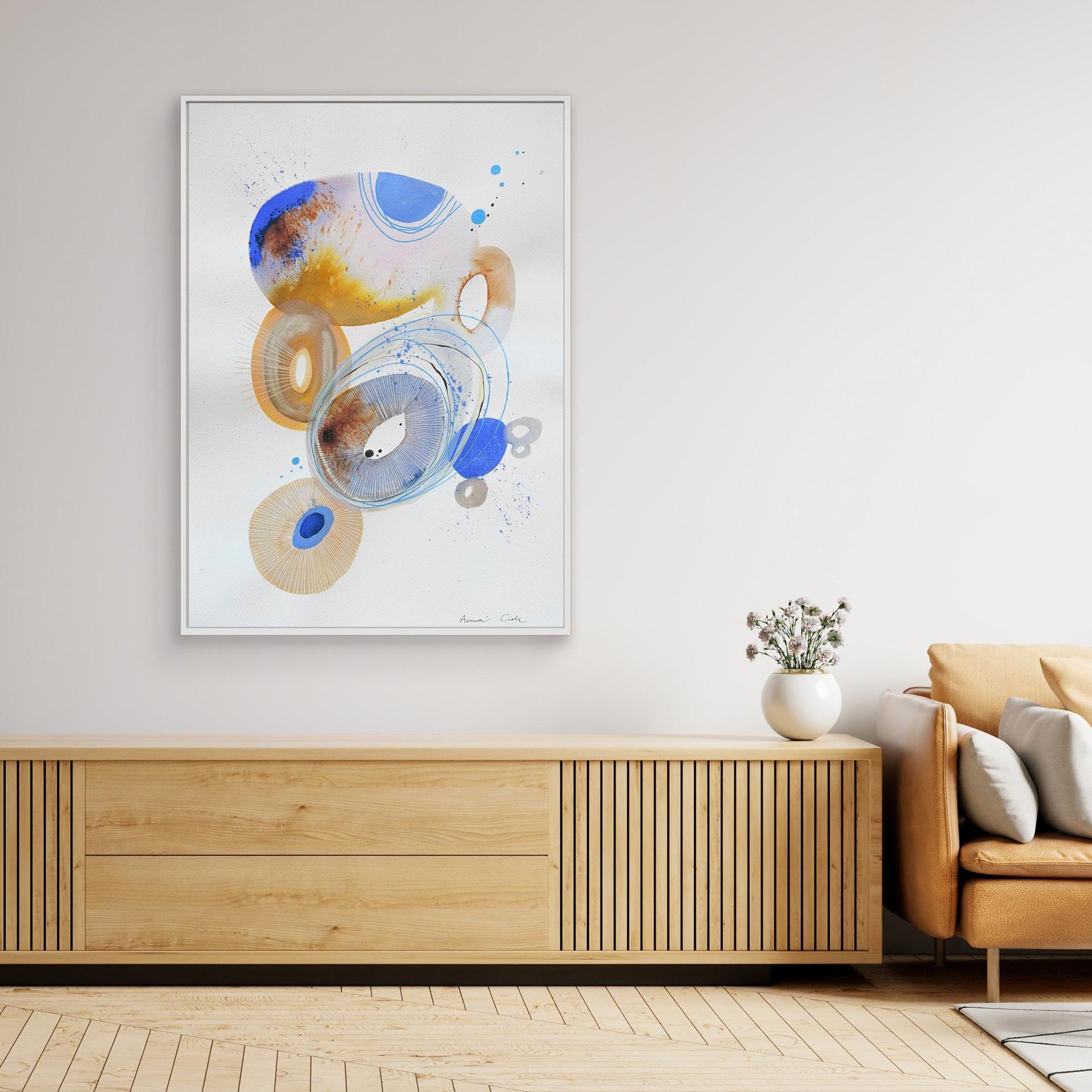 Canvas Art Print - AC/Ovals 3