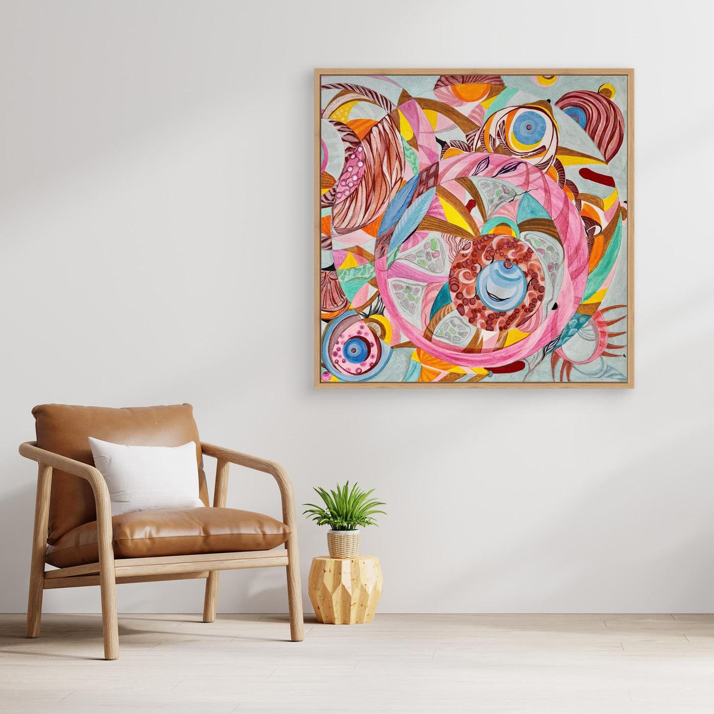 Canvas Giclee Art Print - AIK/Interconnection/1